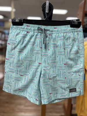 AFTCO MFG Boys Clothes SHORELINE BLUE / XS Aftco Strike Swim Shorts || David's Clothing B230SHBL