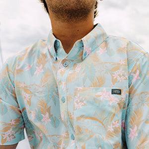 AFTCO MFG Men's Sport Shirt Aftco Boatbar SS Button Down Shirt