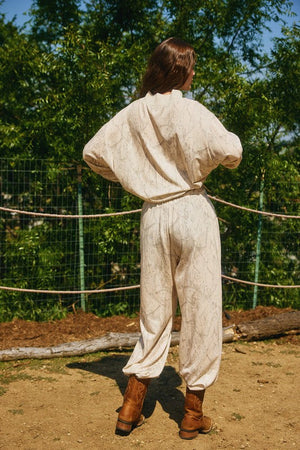 BUCKET LIST Women's Top Camouflage Oversized Mock Neck Sweatshirt