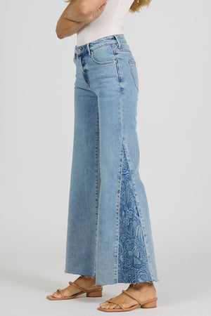 DEAR JOHN DENIM Women's Jeans Dear John Hendrix Contrast Leg Jeans