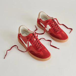 DOLCE VITA Women's Shoes Dolce Vita Notice Sneakers Crimson Suede || David's Clothing