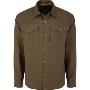 DRAKE CLOTHING CO. Men's Sport Shirt Delta Moleskin Shirt Jacket
