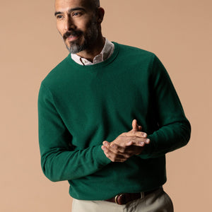 DUCKHEAD Men's Sweaters HUNTER GREEN / S Duck Head Henson Merino Crewneck Sweater D31028326