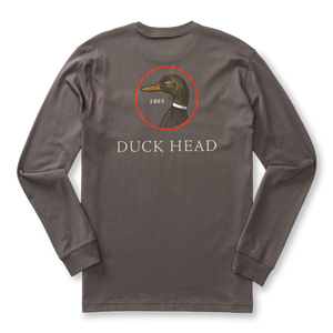 DUCKHEAD Men's Tees Duck Head Logo Long Sleeve T-Shirt