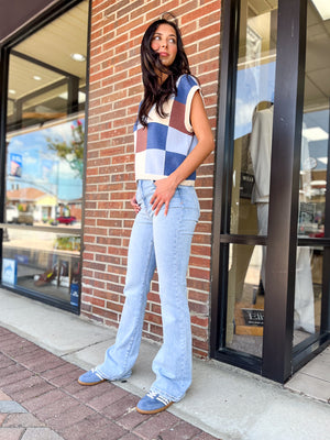 HIDDEN JEANS Women's Jeans Hidden Jeans Light Wash Classic 34 In Inseam Flare || David's Clothing