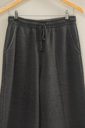 HYFVE INC. Women's Pants High-waist Drawstring Pintuck Pants