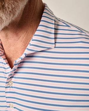 JOHNNIE O Men's Polo Johnnie-O Performance Jersey Polo - Bronte Stripe