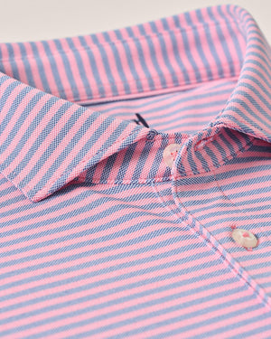 JOHNNIE O Men's Polo Johnnie-O Performance Mesh Polo - Stetson Stripe