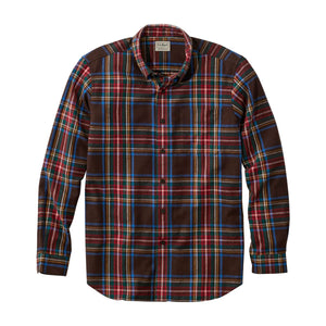 L.L.Bean Men's Sport Shirt DEEPEST BROWN STEWART / S L.L.Bean Men's Scotch Plaid Flannel Shirt, Traditional Fit 22806158649