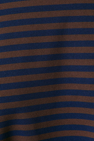 LELIS COLLECTION Short Sleeve Round Neck Oversized Stripe T-shirt