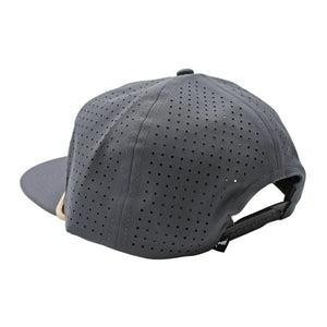 LOCAL BOY OUTFITTERS Men's Hats CHARCOAL Local Boy Men's Brush Camo Mark Low Profile Perforated Rope Hat L3000828CHA