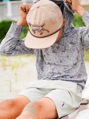 LOCAL BOY OUTFITTERS Youth Hats KHAKI Local Boy Youth The Spotter Low Profile Rope Hat L0500034KHK