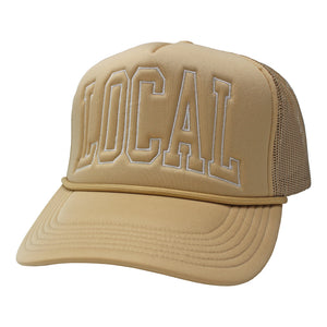 LOCAL GIRL Women's Hat KHAKI / - Local Girl Local Foam Trucker Hat L5300040
