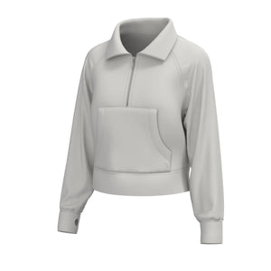 LOCAL GIRL Women's Pullovers L SAND / XS Local Girl Women's Freelance Quarter Zip L5130011