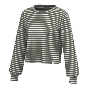 LOCAL GIRL Women's Top XS / OLIVE Local Girl Women's Revive Crewneck || David's Clothing L5130010