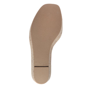 OLEM Women's Shoes Flynn-2 Natural Crochet Wedge Sandal