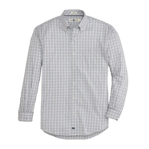 ONWARD RESERVE Men's Sport Shirt Onward Reserve Noble Classic Fit Quad Shirt - Chocolate