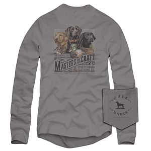 OVER UNDER CLOTHING Men's Tees Over Under L/S Masters Of Their Craft T-Shirt Hurricane