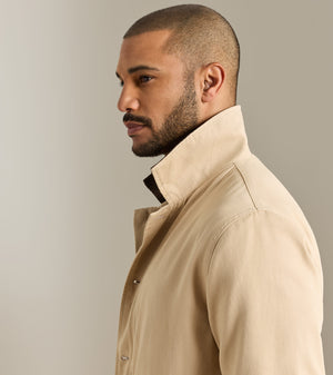 PETER MILLAR Mens Jackets Peter Millar Chatham Cotton Cashmere Coat