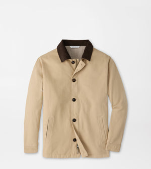 PETER MILLAR Mens Jackets Peter Millar Chatham Cotton Cashmere Coat