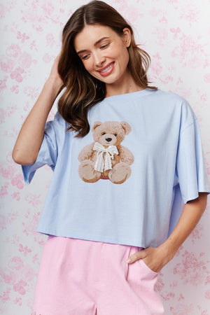 RARERAW Women's Tee Teddy Bear Graphic T-shirt
