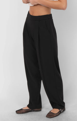 SADIE AND SAGE Women's Pants Sadie and Sage Think Poetic Front Seam Tapered Trousers