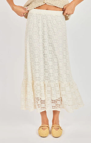 SADIE AND SAGE Women's Skirts Sadie and Sage Letters Midi Skirt