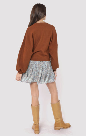 SADIE AND SAGE Women's Sweaters Sadie and Sage on A Stroll Dolman Sleeve Top || David's Clothing