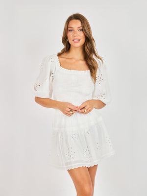 SADIE AND SAGE Women's Top Bloomfield Smocked Top