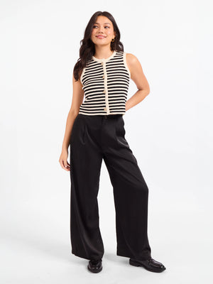 SADIE AND SAGE Women's Top Sadie and Sage Manon Stripe Sweater Vest