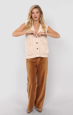 SADIE AND SAGE Women's Top Sadie and Sage Swift Cardigan Vest || David's Clothing
