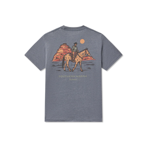 SOUTHERN MARSH COLLECTION Kid's Tees Southern Marsh Youth Seawash Tee - Marfa Rider