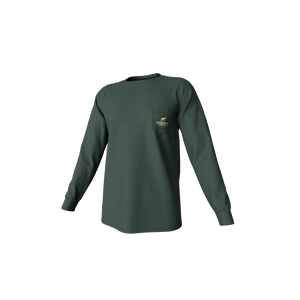 Southern Point Co. Men's Tees Southern Point Camo Logo Long Sleeve Pocket Tee