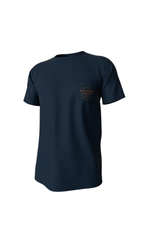 Southern Point Co. Men's Tees Southern Point Youth Vintage Circle Greyton Short Sleeve Pocket Tee