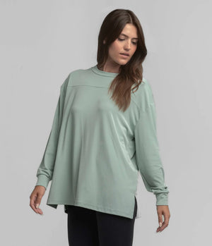 SOUTHERN SHIRT CO. Women's Top JADEITE / XS Southern Shirt Relaxed Essential Top - Hazelnut 2J096-1773