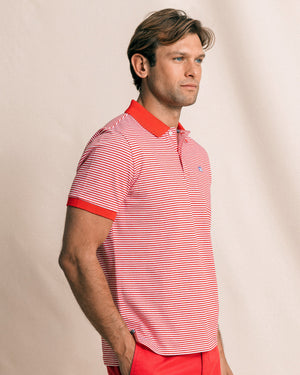 SOUTHERN TIDE Men's Polo Southern Tide Striped Skipjack Polo