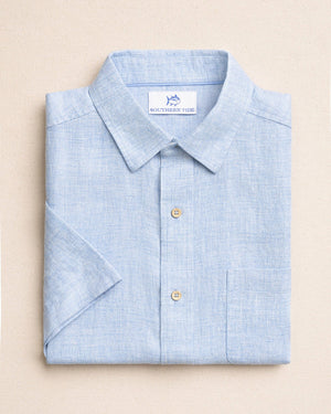 SOUTHERN TIDE Men's Sport Shirt Southern Tide Gulf View Short Sleeve Sport Shirt