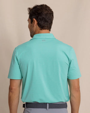 SOUTHERN TIDE Men's Tees Southern Tide brrr°-eeze Heather Performance Polo Shirt || David's Clothing