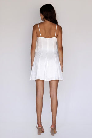 STORIA Women's Dresses Ruffled Mini Dress With Bow