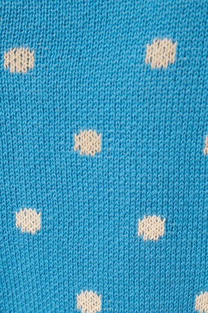 SUNDAY EDITION Women's Sweater Round Neck Button Down Polka Dot Sweater Cardigan
