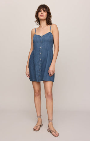 Z SUPPLY Women's Dresses Z Supply Angel Eyes Denim Mini Dress