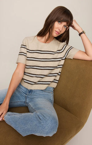 Z SUPPLY Women's Sweater Z Supply Gatewood Stripe Sweater Tee