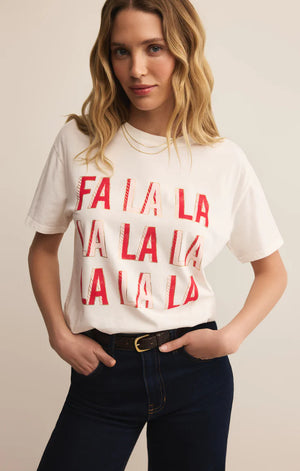 Z SUPPLY Women's Tee Z Supply Falalala Boyfriend Tee