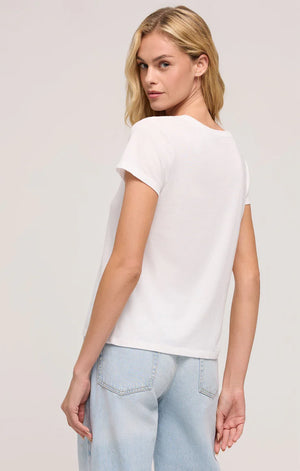 Z SUPPLY Women's Top Z Supply Anywhere Scoop Neck Tee || David's Clothing