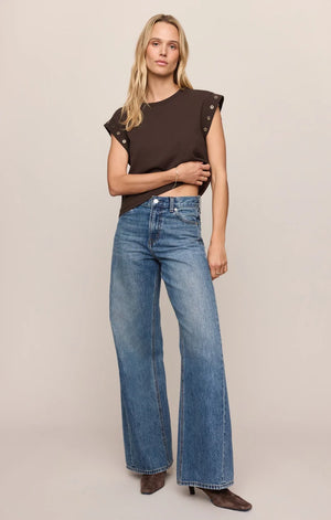 Z SUPPLY Women's Top Z Supply Camino Grommet Muscle Tee