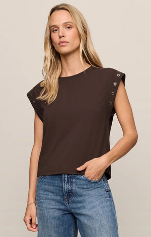 Z SUPPLY Women's Top Z Supply Camino Grommet Muscle Tee