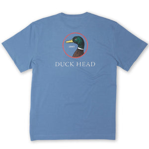 DUCK HEAD Men's Tees HARBOR BLUE / S Duck Head Logo Short Sleeve T-Shirt || David's Clothing D21019950
