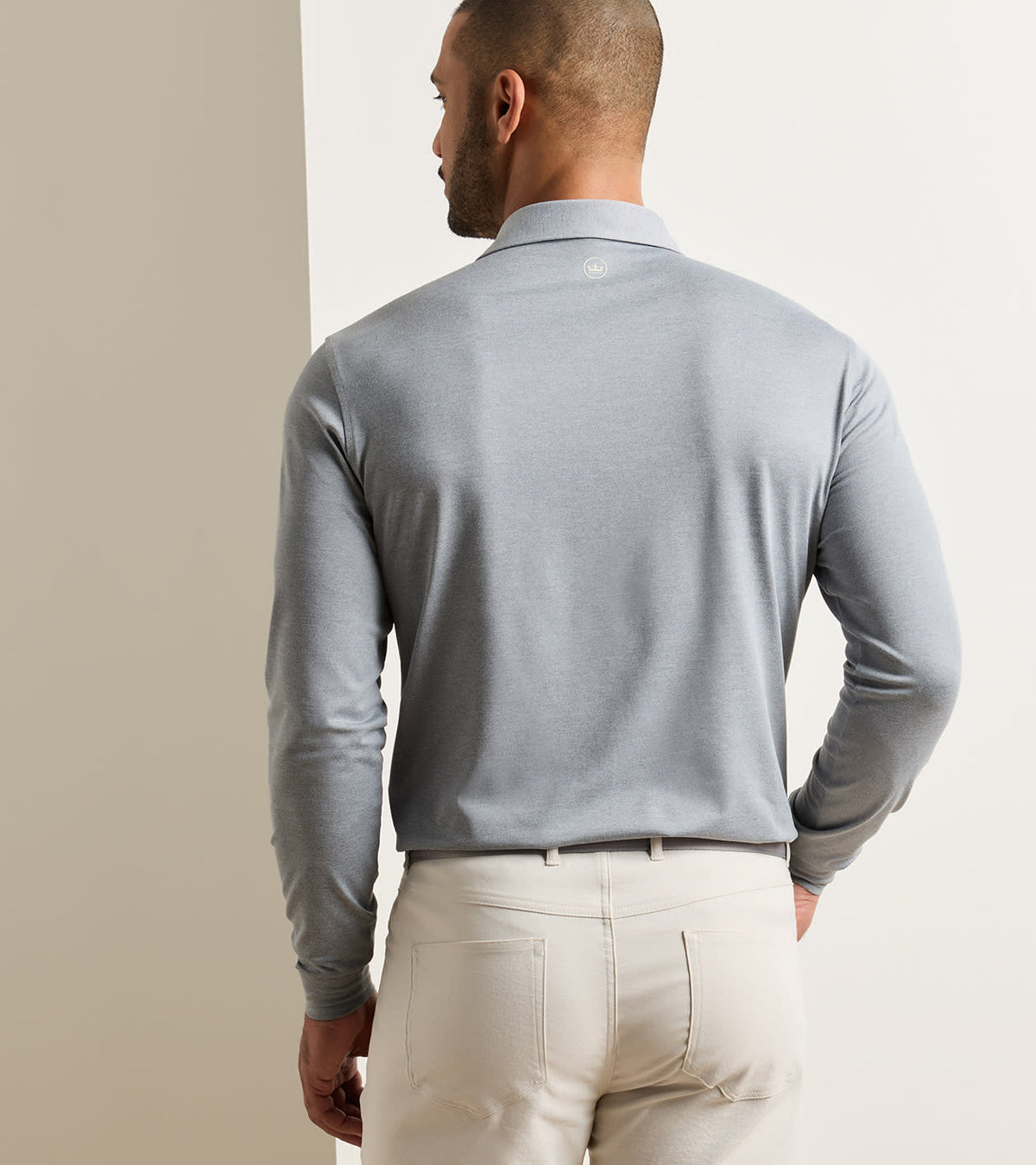 Peter Millar Lyons Performance Jersey Long-Sleeve Polo