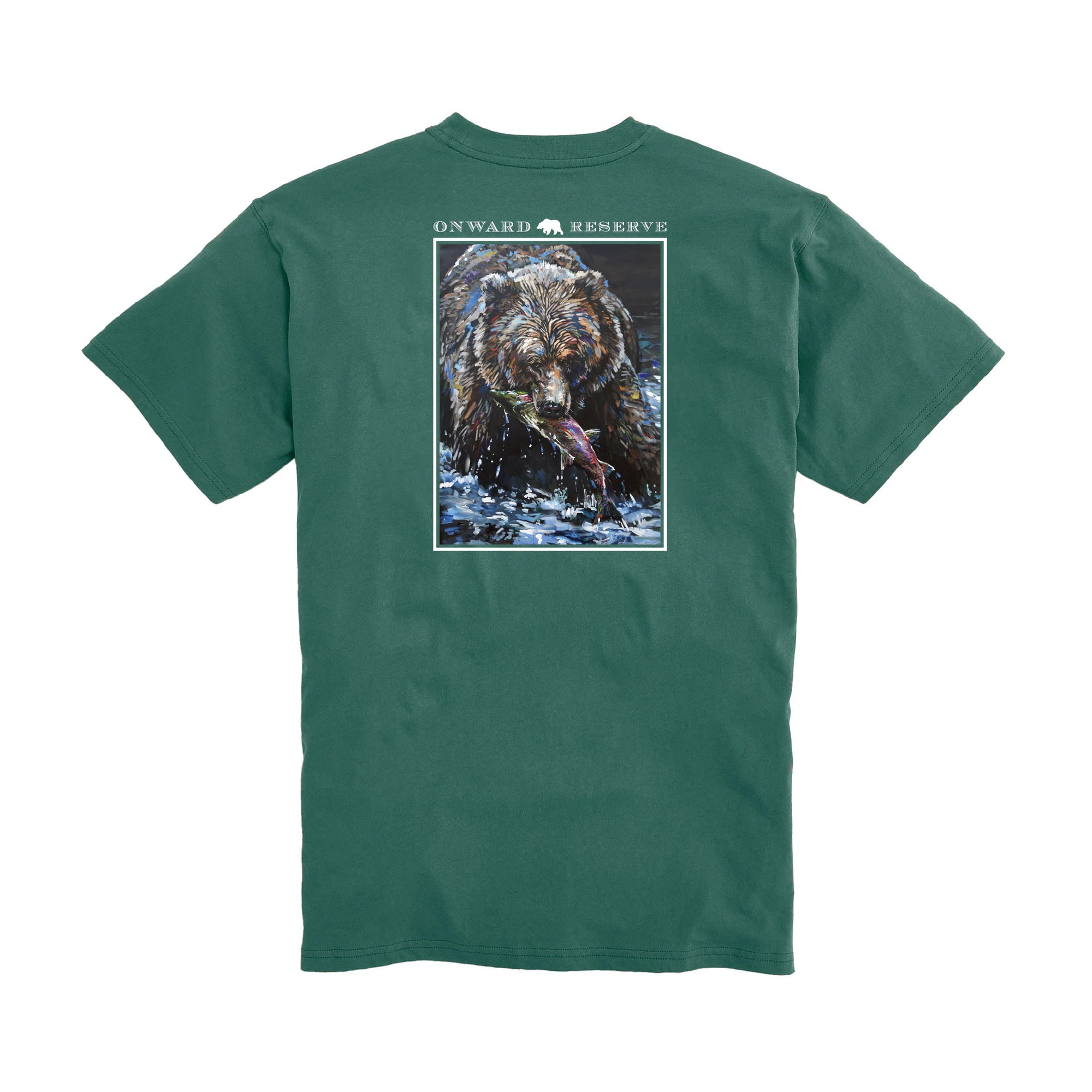 Onward Reserve Hunter Gatherer Tee - Posy Green