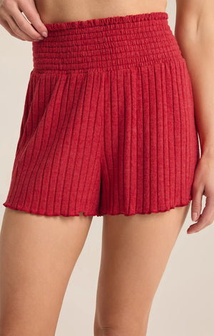 Z Supply Dawn Smocked Rib Short